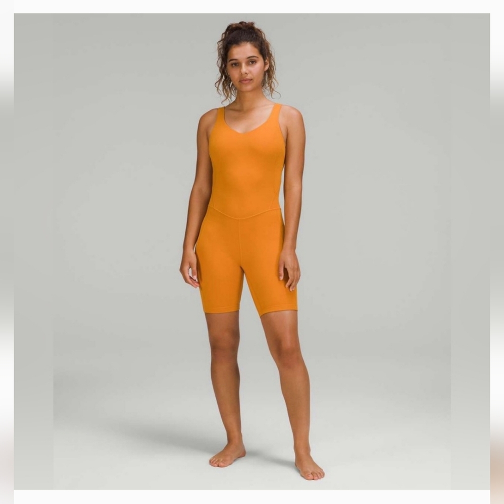 lululemon athletica Women's Tank Short Jumpsuit in Burnt Orange